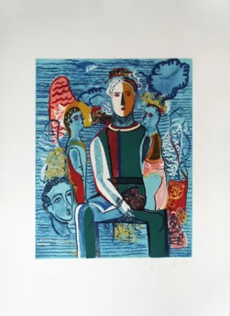 Aquatint Chia - Il Pittore