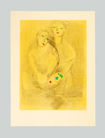 Etching And Aquatint Chia - Improvvisazioni su Leonardo (A)