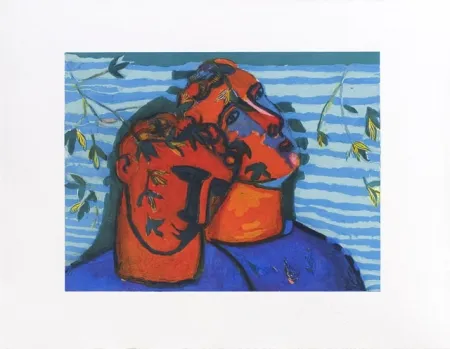 Aquatint Chia - Scena d'affetto