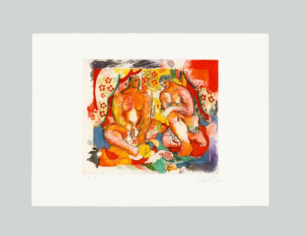 Etching And Aquatint Chia - Senza titolo