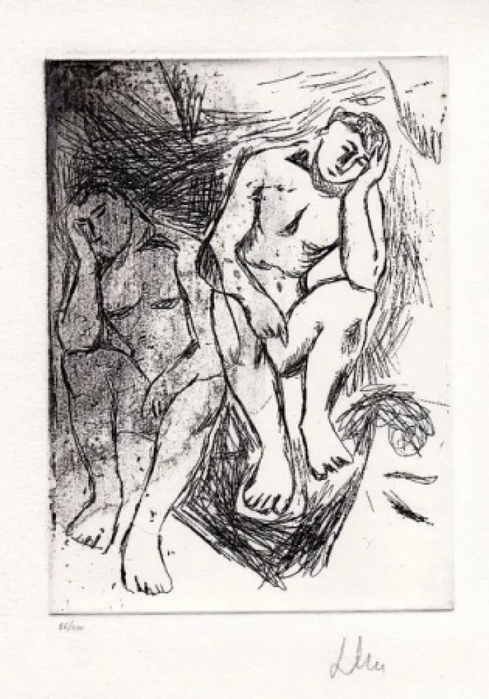 Engraving Chia - Tot epigrammi di nero