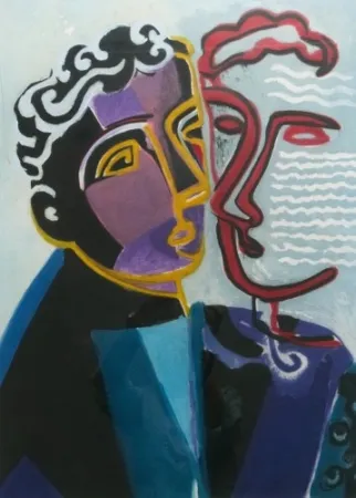 Lithograph Chia - Untitled