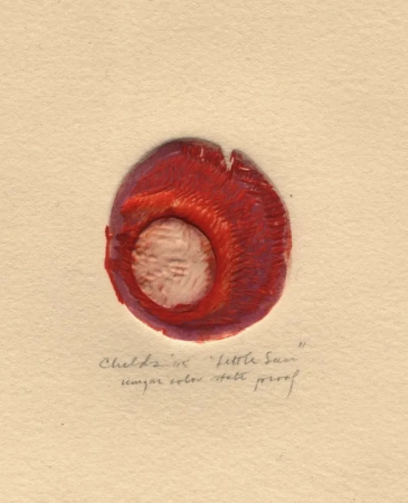 Engraving Childs - Little Sun