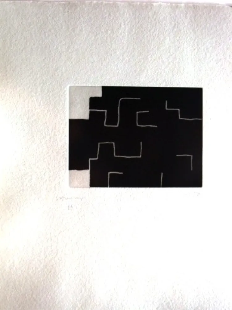 Etching And Aquatint Chillida - Abiagune