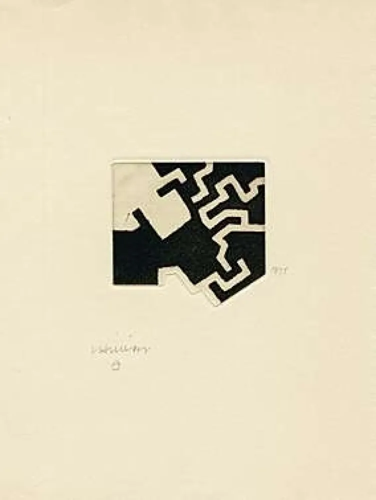Etching Chillida - Adoracion