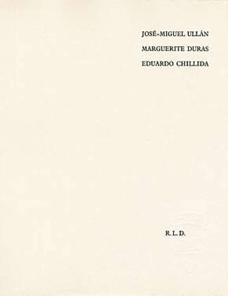 Illustrated Book Chillida - 