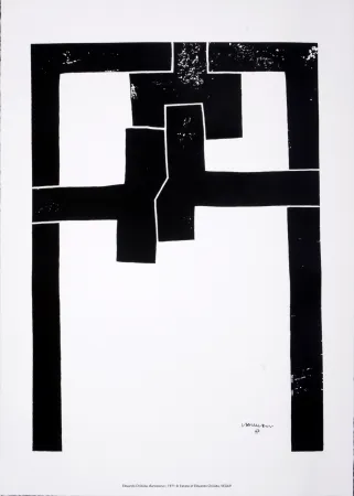 Screenprint Chillida - (After) Barcelona I, 1971