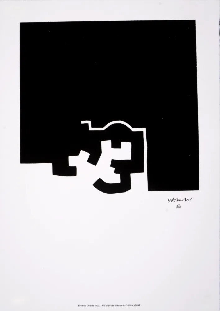 Screenprint Chillida - (After) Ibiza, 1975