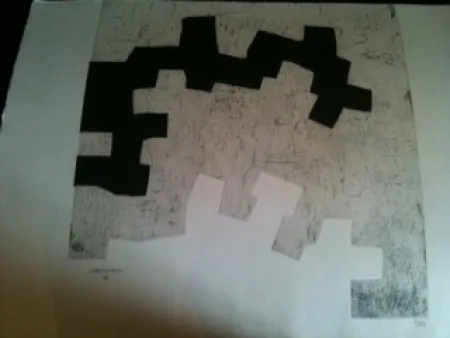 Engraving Chillida - Aldikatu III