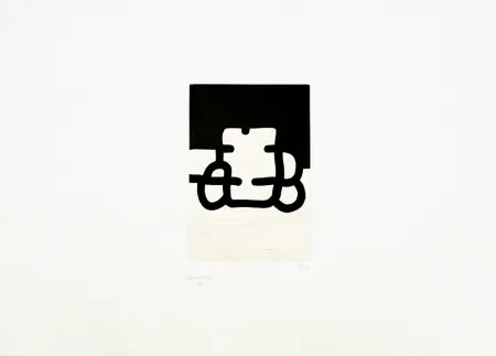 Etching Chillida - Antzo VIII
