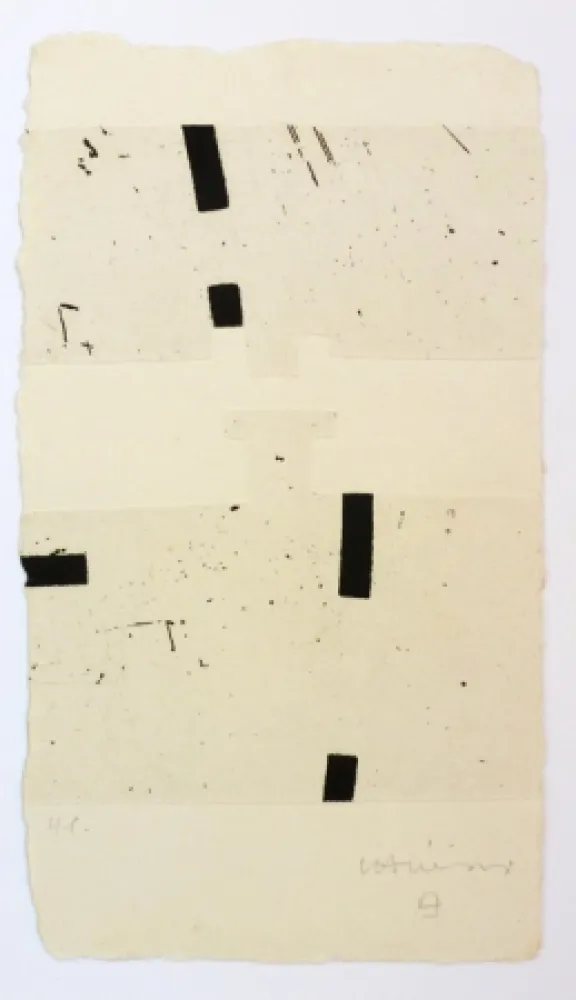 Etching Chillida - Argi