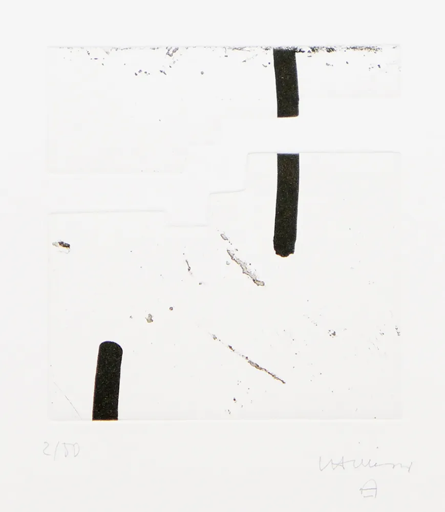 Etching And Aquatint Chillida - Argi V