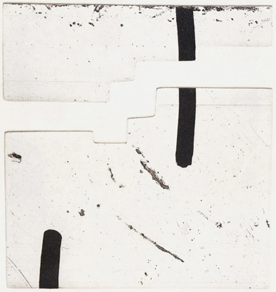 Etching Chillida - Argi V