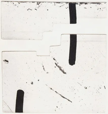 Etching Chillida - Argi V