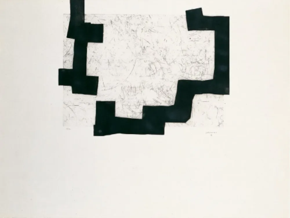 Engraving Chillida - Aundi I