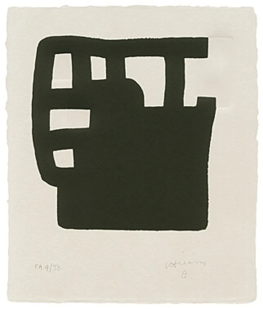 Screenprint Chillida - Aurreburu