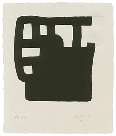 Screenprint Chillida - Aurreburu