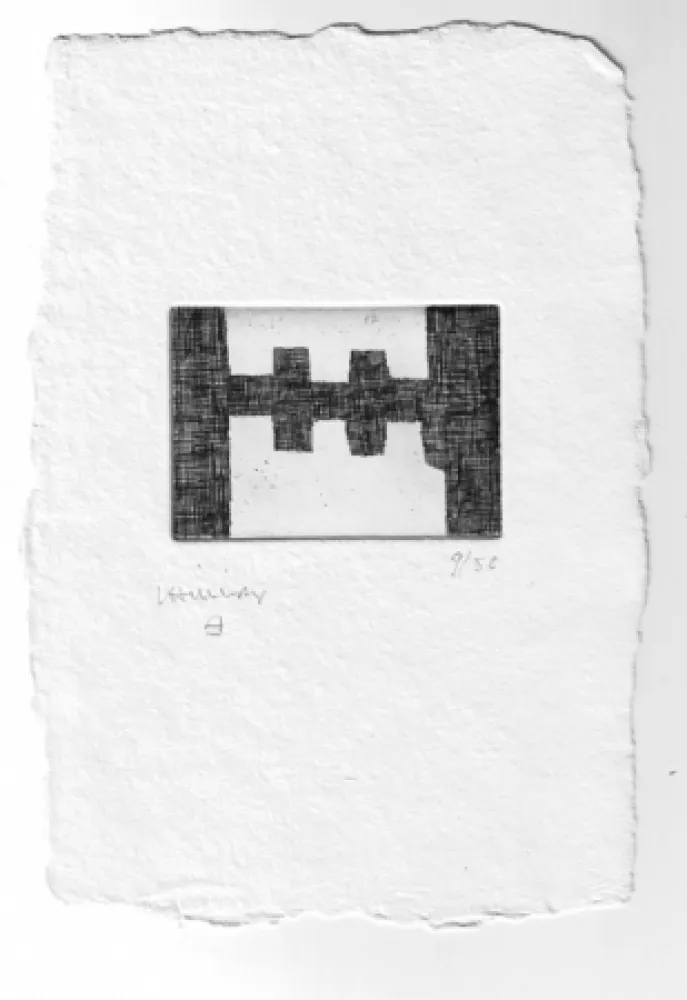 Etching Chillida - Batzar
