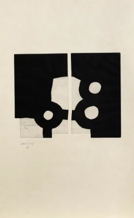 Etching And Aquatint Chillida - Bikaina XV