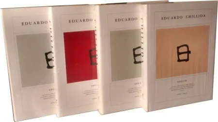 Illustrated Book Chillida - Chillida Opus 4 vol. Catalogue raisonné graphic work. 1959-2001