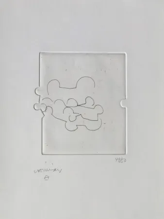Engraving Chillida - Cioran XXVII
