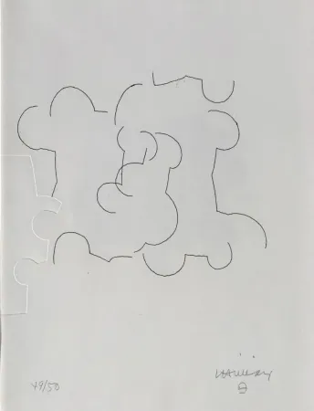 Aquatint Chillida - Cioran XXX
