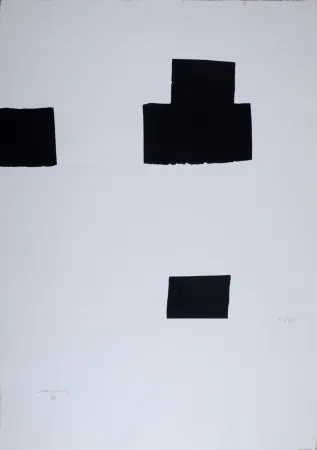 Screenprint Chillida - Composition