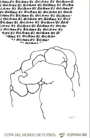 Lithograph Chillida - Coupe du Monde 82 - Espagne