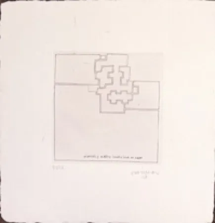 Engraving Chillida - Dardaratu