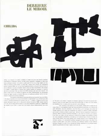 Illustrated Book Chillida - Derrière le Miroir n° 143 . CHILLIDA . Avril 1964.