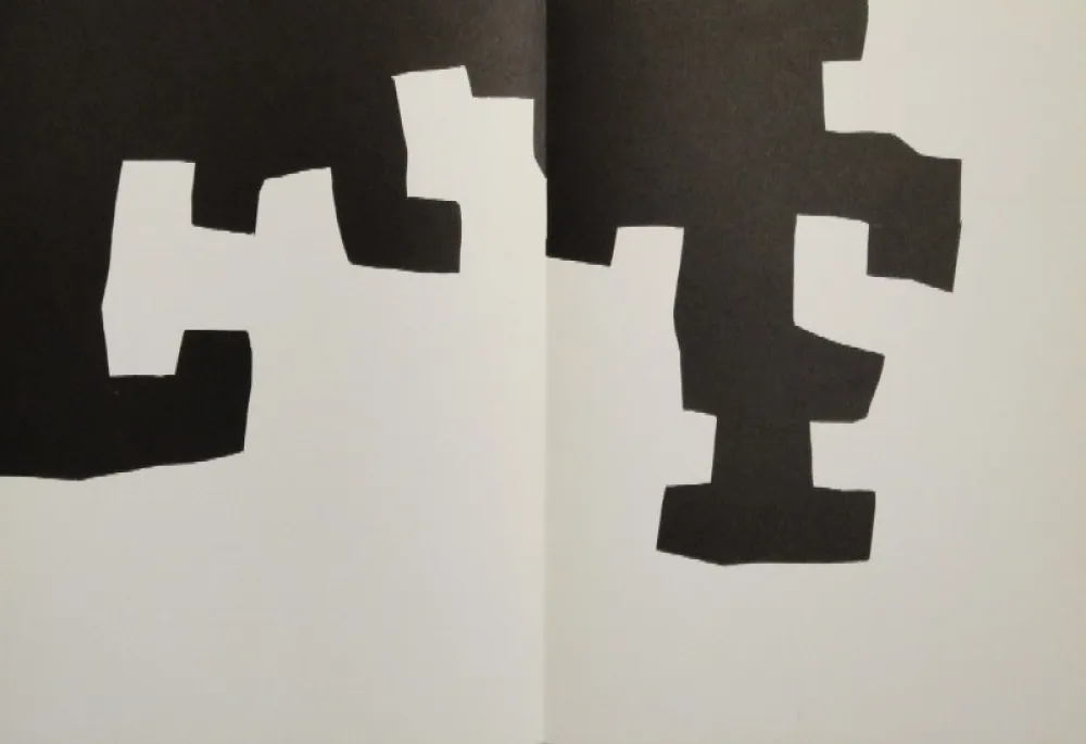 Lithograph Chillida - DERRIÈRE LE MIROIR, No 204. Chillida.