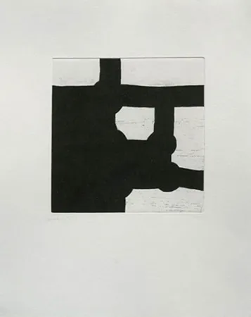 Etching And Aquatint Chillida - Eduardo Chillida