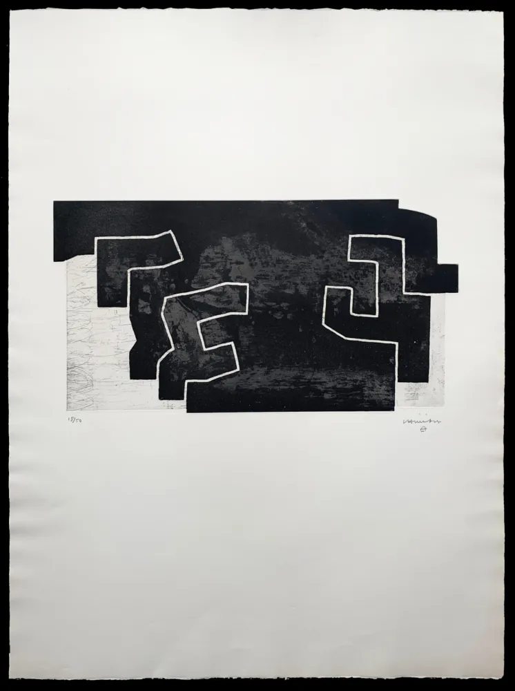 Engraving Chillida - Egitura