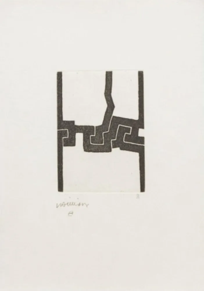 Etching Chillida - Eintsu
