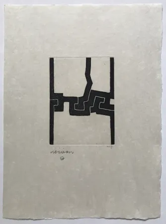 Etching Chillida - Eintsu (Paroles Peintes V)