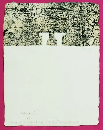 Engraving Chillida - Elogio del horizonte