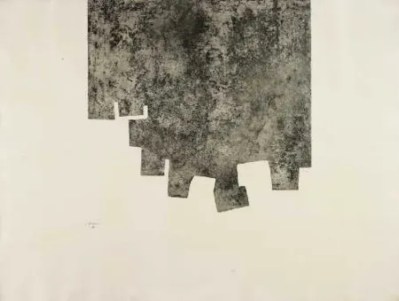 Engraving Chillida - Euzkadi VII