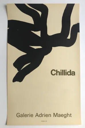 Poster Chillida - Galerie Adrien Maeght