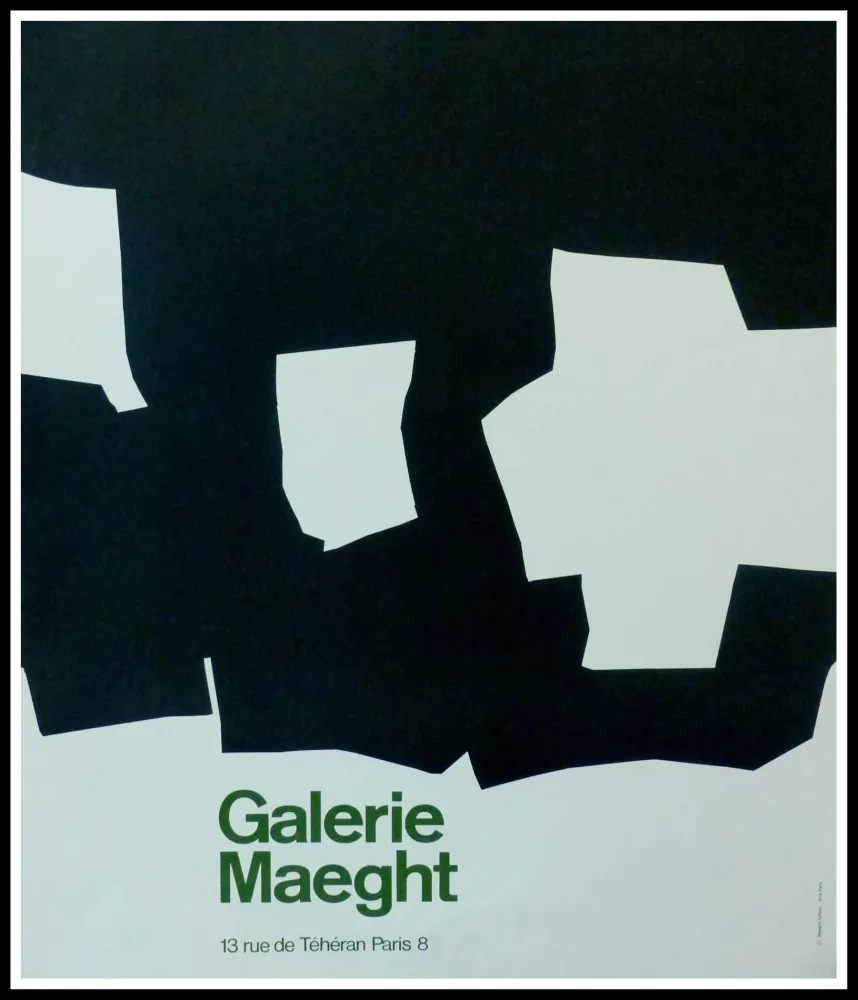 Poster Chillida - GALERIE MAEGHT PARIS 