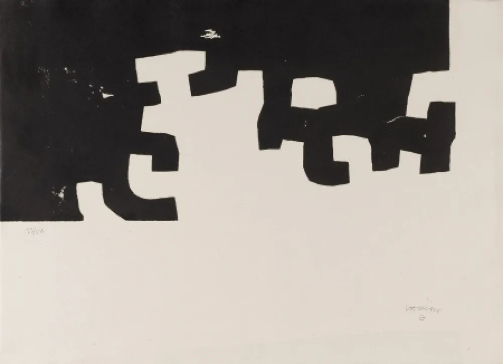 Woodcut Chillida - Gili III