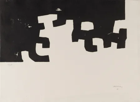 Woodcut Chillida - Gili III