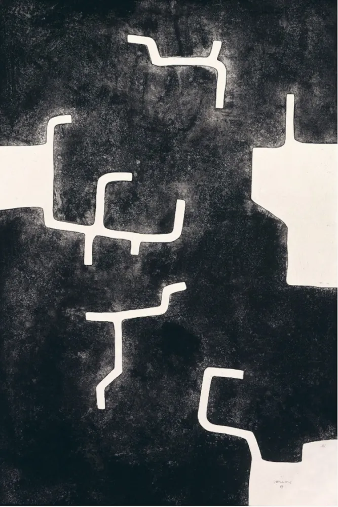 Etching And Aquatint Chillida - Homenaje a Aimé Maeght