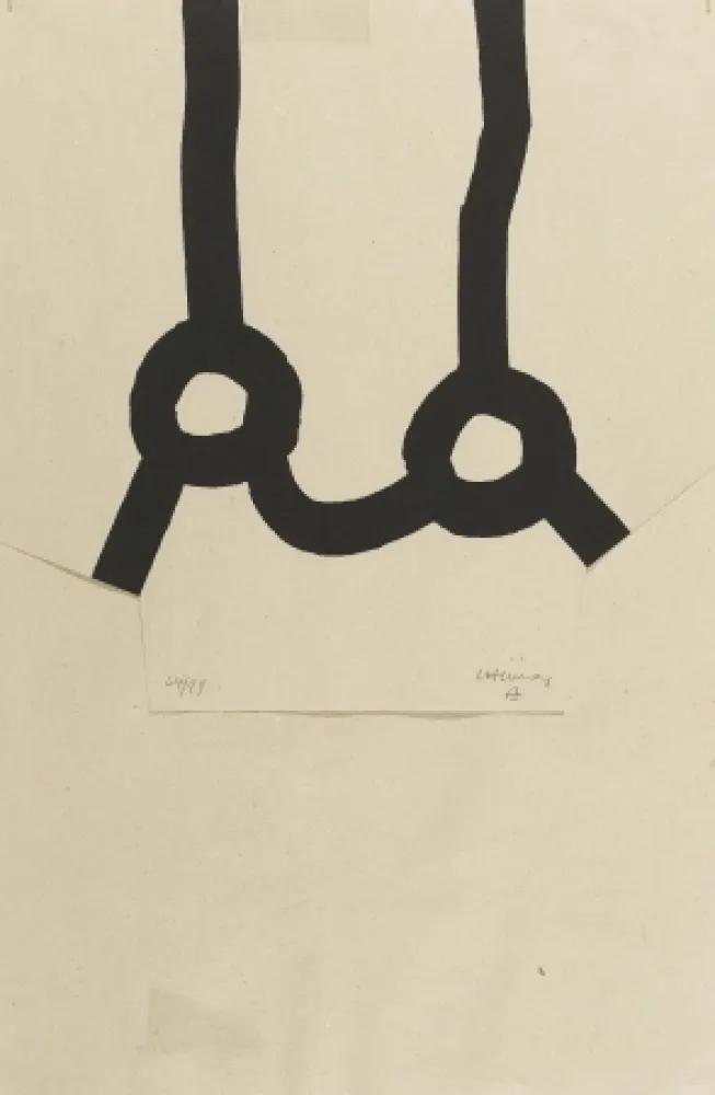 Screenprint Chillida - Homenaje a Joan Prats