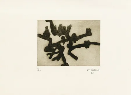 Etching And Aquatint Chillida - Ibili I