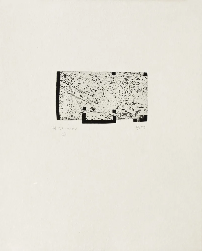 Etching Chillida - Itsasoratu I