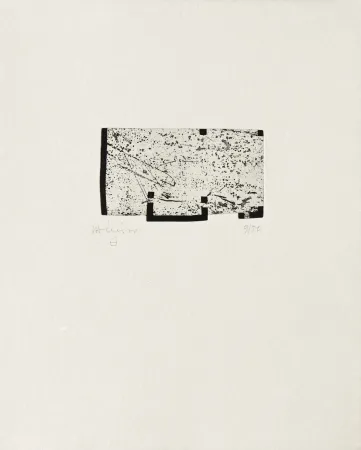 Etching Chillida - Itsasoratu I