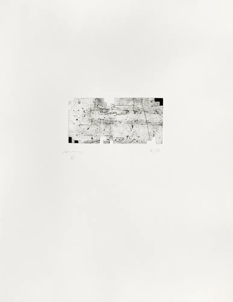 Etching Chillida - Itsasoratu II 