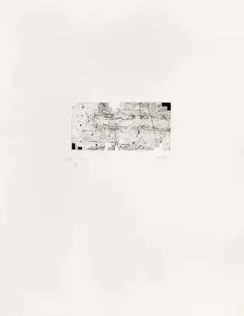 Etching Chillida - Itsasoratu II 