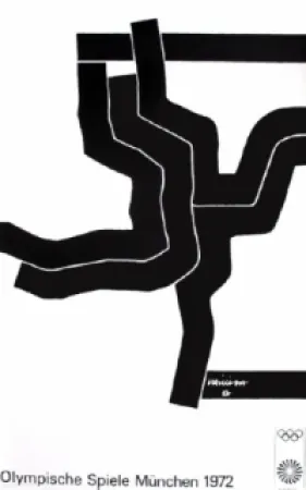 Screenprint Chillida - Jeux Olympiques de Munich 1972