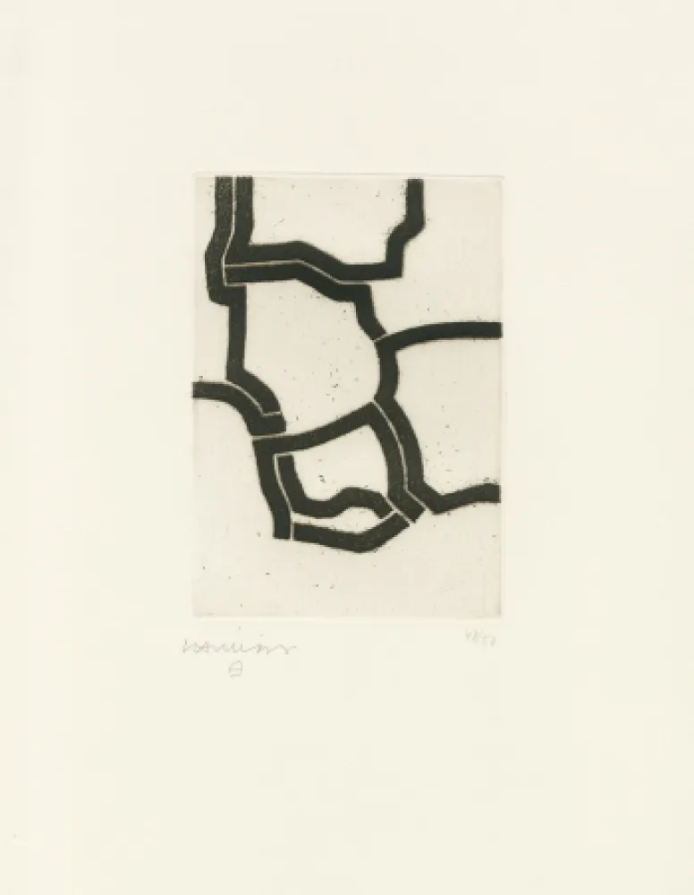 Engraving Chillida - Kate III (Kette III) 